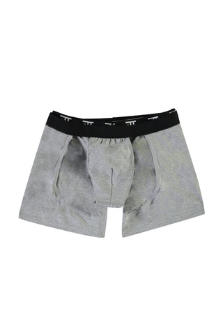  Orta Gri Gömlek Tutucu Boxer