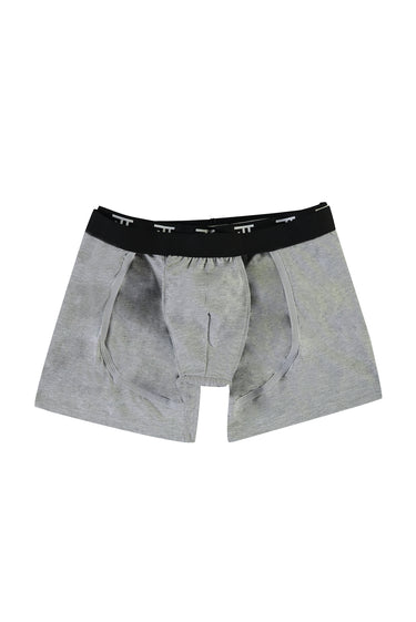 Orta Gri Gömlek Tutucu Boxer