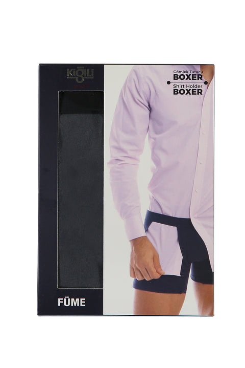 Orta Füme Gömlek Tutucu Boxer