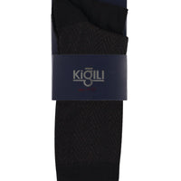 Siyah 2'li Desenli Çorap Seti