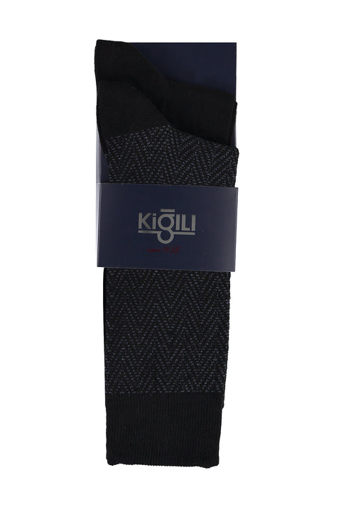 İndigo 2'li Desenli Çorap Seti