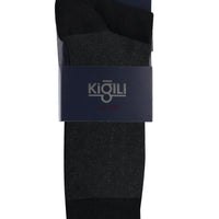 Siyah 2'li Desenli Çorap Seti