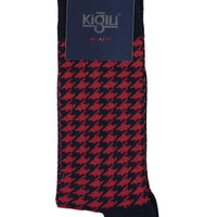 Açık Lacivert Desenli Çorap