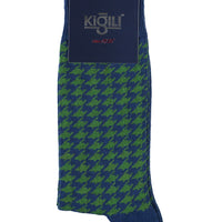 İndigo Pamuklu Desenli Çorap