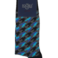 Orta Füme Desenli Çorap