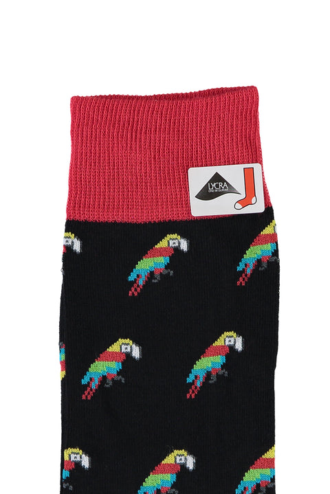 Siyah Desenli Çorap