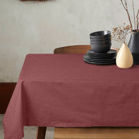 Plum Cotton Tablecloth (for 6-8 people)