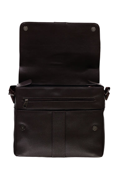 Koyu Kahve Postacı Çantası