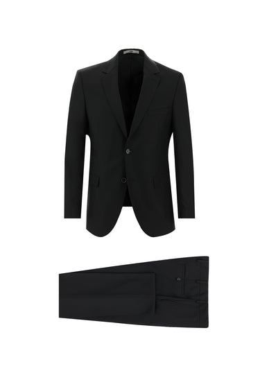 Siyah Slim Fit Dar Kesim Klasik Takım Elbise