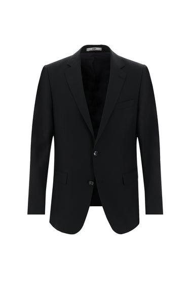 Siyah Slim Fit Dar Kesim Klasik Takım Elbise