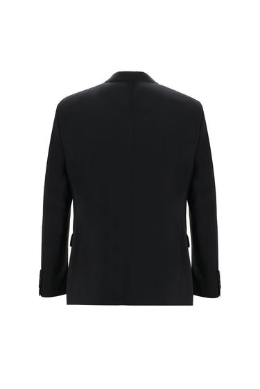 Siyah 7 Drop Slim Fit Dar Kesim Takım Elbise