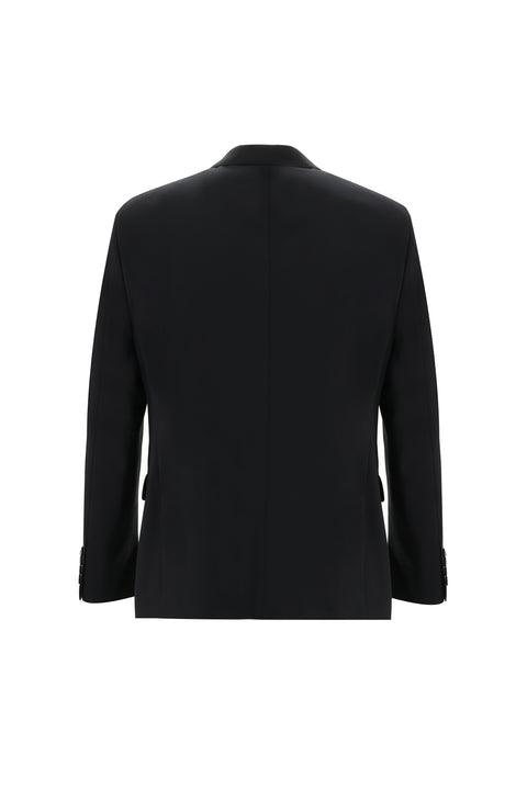 Siyah 7 Drop Slim Fit Dar Kesim Takım Elbise