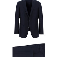 Koyu Lacivert Slim Fit Dar Kesim Klasik Takım Elbise