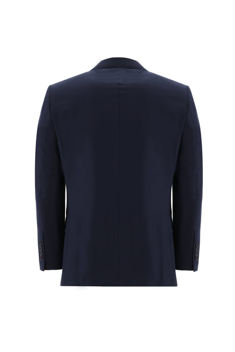 Koyu Lacivert 4 Drop Relaxed Fit Rahat Kesim Takım Elbise