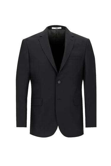 Siyah Regular Fit Klasik Takım Elbise
