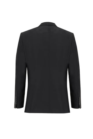  Siyah Slim Fit Dar Kesim Klasik Takım Elbise