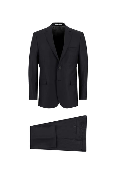 Siyah Relaxed Fit Rahat Kesim Klasik Takım Elbise