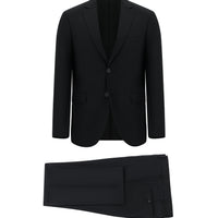 Black 7 Drop Slim Fit Narrow Cut Suit