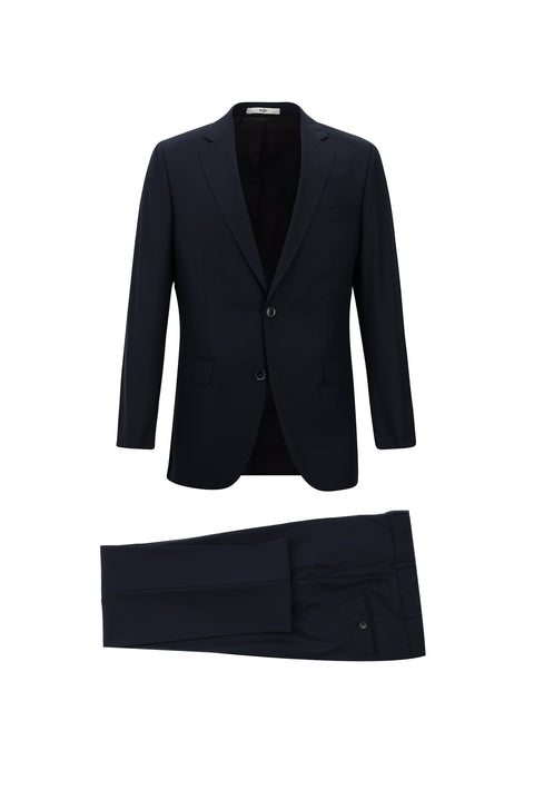 Dark Navy 4-Drop Relaxed Fit Suit