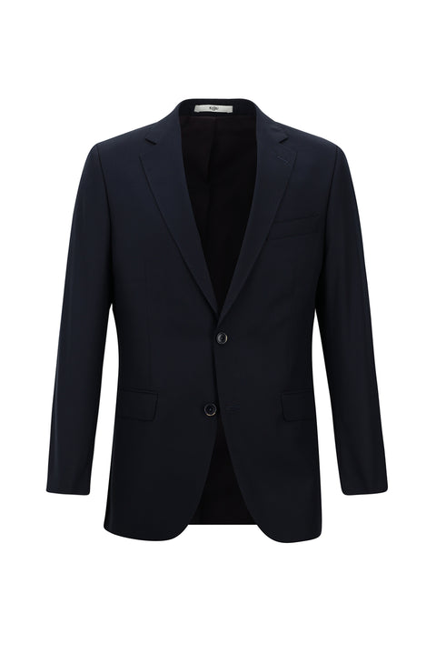 Dark Navy 4-Drop Relaxed Fit Suit