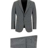 Orta Gri Slim Fit Dar Kesim Klasik Takım Elbise