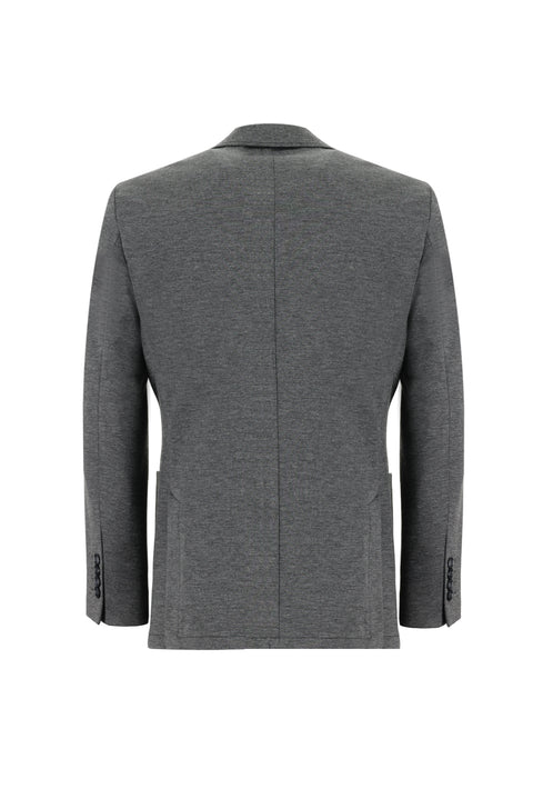 Orta Gri 7 Drop Slim Fit Dar Kesim Takım Elbise