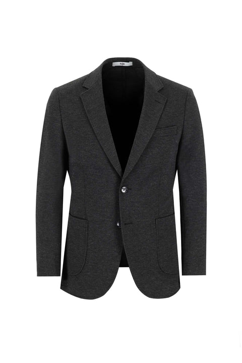 Koyu Antrasit 7 Drop Slim Fit Dar Kesim Takım Elbise