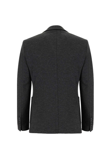 Koyu Antrasit Slim Fit Dar Kesim Klasik Takım Elbise