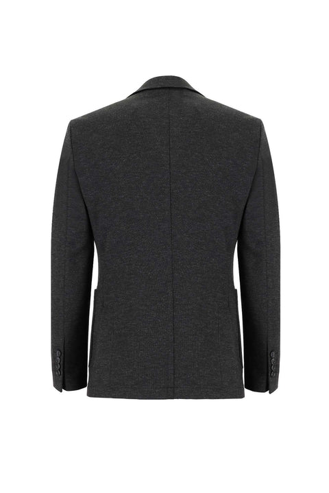 Koyu Antrasit 7 Drop Slim Fit Dar Kesim Takım Elbise