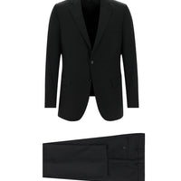 Siyah Regular Fit Klasik Takım Elbise