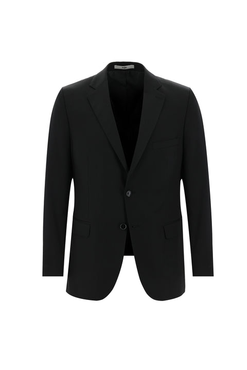 Siyah 8 Drop Long Slim Fit Uzun Dar Kesim Takım Elbise