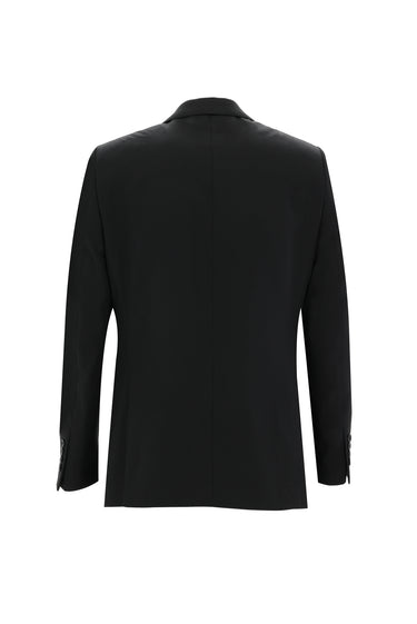 Siyah Relaxed Fit Rahat Kesim Klasik Takım Elbise