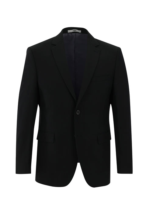 Siyah 6 Drop Regular Fit Standart Kesim Takım Elbise