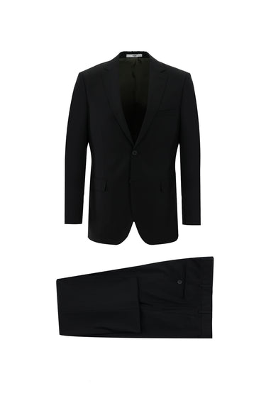 Siyah Regular Fit Klasik Takım Elbise