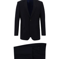 Koyu Lacivert Slim Fit Dar Kesim Klasik Takım Elbise