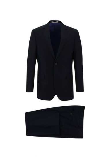 Koyu Lacivert Regular Fit Klasik Takım Elbise