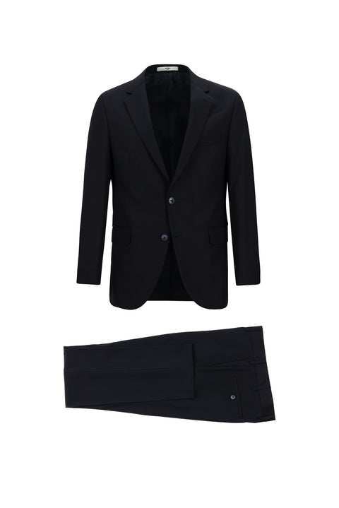 Koyu Lacivert 7 Drop Slim Fit Dar Kesim Takım Elbise