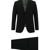 Siyah 7 Drop Slim Fit Dar Kesim Takım Elbise