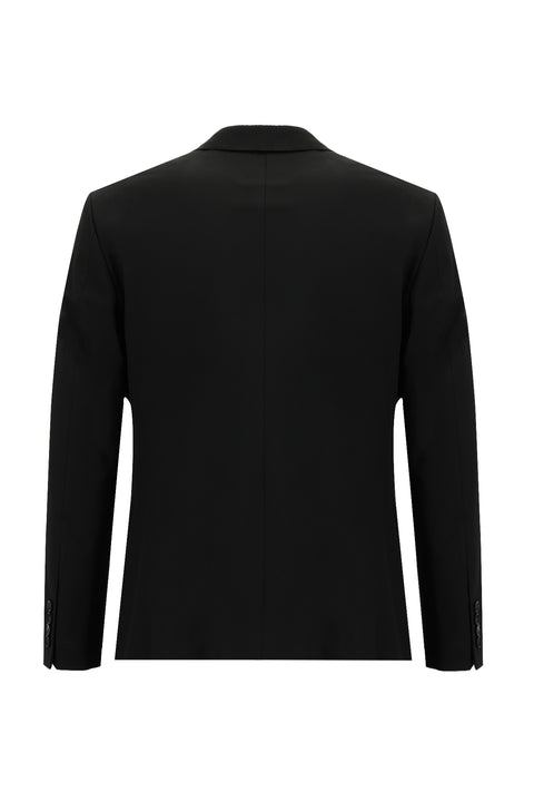 Siyah 7 Drop Slim Fit Dar Kesim Takım Elbise