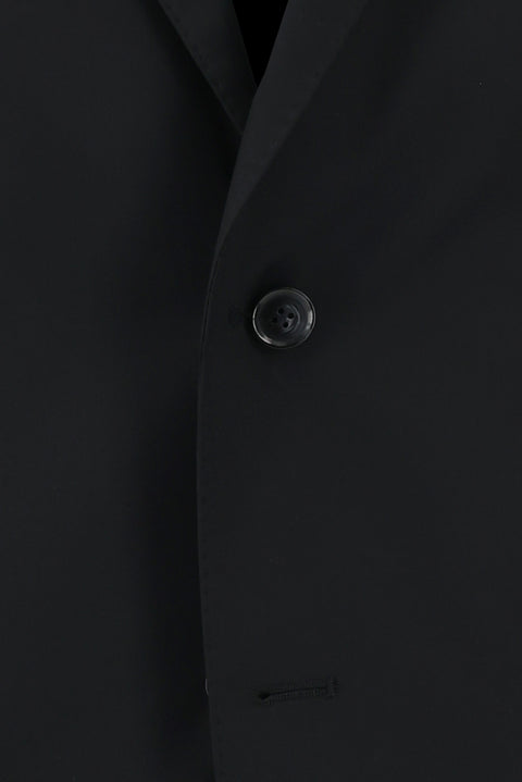 Black 6-Drop Regular Fit Standard Cut Suit