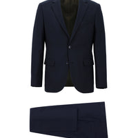 Koyu Lacivert 7 Drop Slim Fit Dar Kesim Takım Elbise