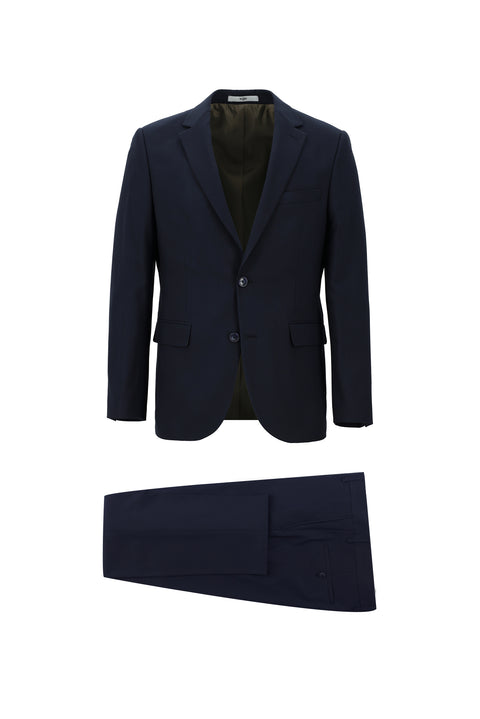 Koyu Lacivert 4 Drop Relaxed Fit Rahat Kesim Takım Elbise