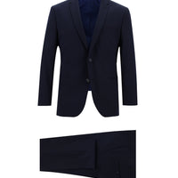 Koyu Lacivert 7 Drop Super Slim Fit Eksra Dar Kesim Fit Takım Elbise
