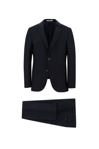  Koyu Lacivert 7 Drop Slim Fit Dar Kesim Takım Elbise