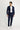  Açık Lacivert Super Slim Fit Ekstra Dar Kesim Klasik Takım Elbise