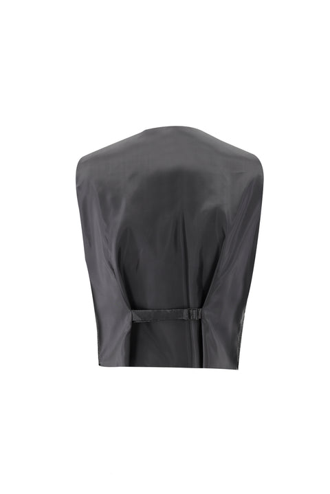 Orta Antrasit 6 Drop Regular Fit Standart Kesim Kombinli Yelekli Takım Elbise