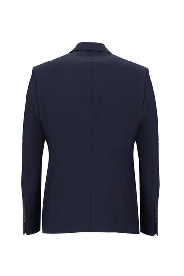 Koyu Lacivert Slim Fit Dar Kesim Klasik Takım Elbise