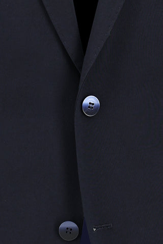  Koyu Lacivert Regular Fit Yünlü Klasik Takım Elbise