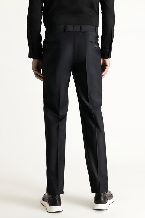 Black 6-Drop Regular Fit Standard Cut Suit