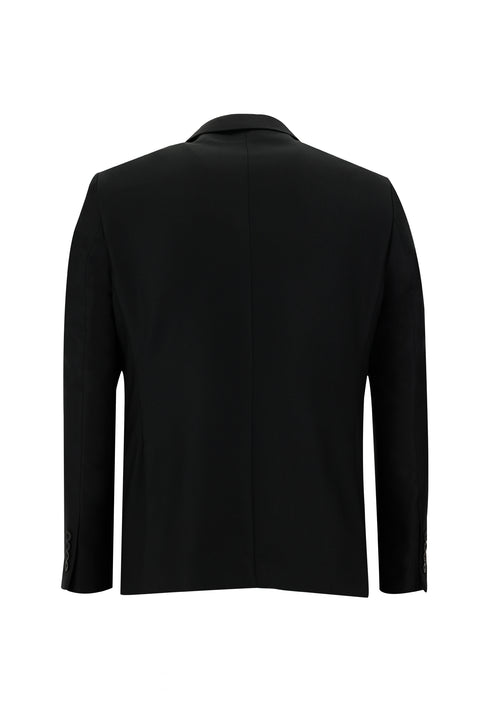 Siyah 7 Drop Slim Fit Dar Kesim Takım Elbise